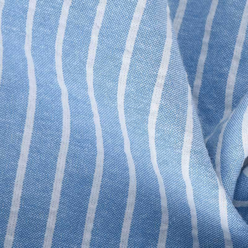 Men's Casual Cotton Linen Striped Short Sleeve Shirt-Comfort & Reliable