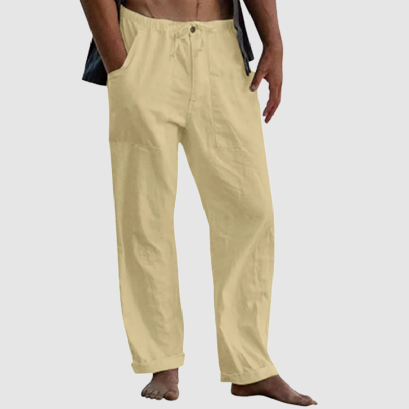 Men's linen beach casual loose-fitting pants-Comfort & Reliable