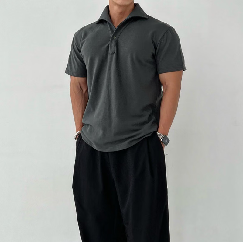 Gentlemans business Short Sleeve Fitness T Shirt-Comfort & Reliable