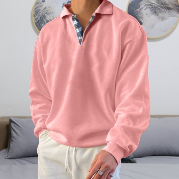 Gentleman Ocean Casual Cashmere Basic Sweater-Comfort & Reliable