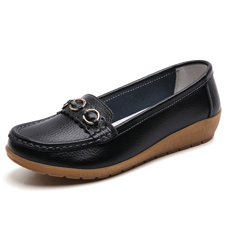 Women's Versatile Leather Lightweight Loafers