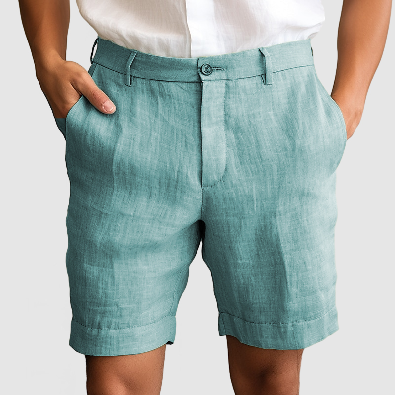 Gentleman's Casual Cotton Linen Shorts-Comfort & Reliable