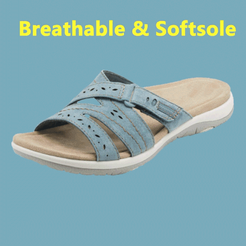 New Comfortable Leather Belt Slippers-Comfort & Reliable