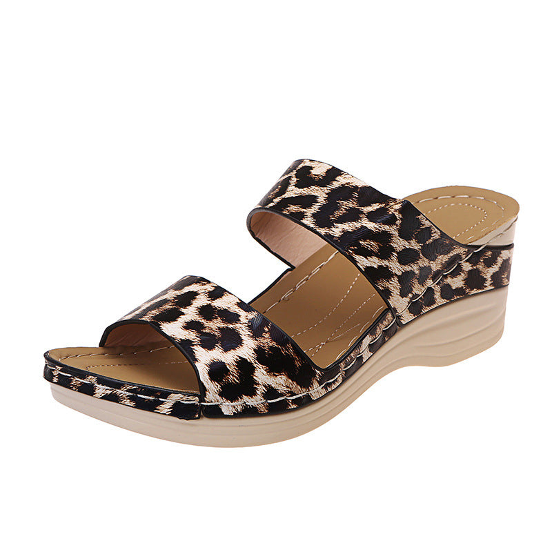 New Animal Print Women's Sandals-Comfort & Reliable