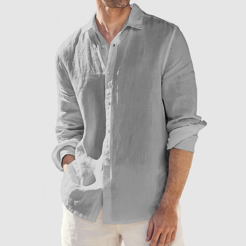 Men's Beach Casual Cotton Shirt-Comfort & Reliable