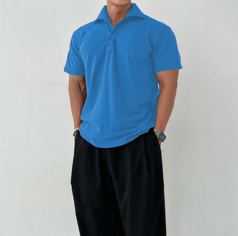 Gentlemans business Short Sleeve Fitness T Shirt-Comfort & Reliable