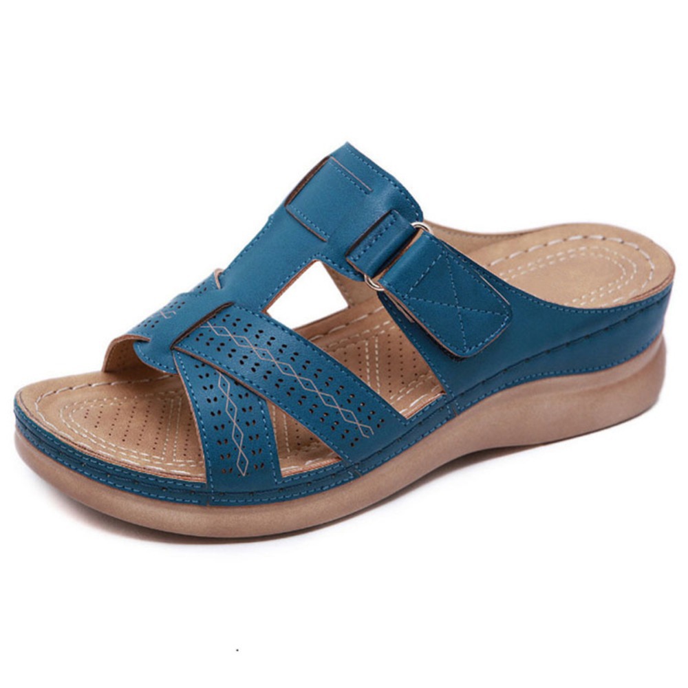 LAST DAY 49% OFF WOMEN PREMIUM LEATHER ORTHOPEDIC SANDALS-Comfort & Reliable