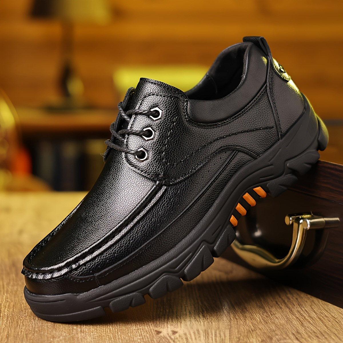 ⏰Promotion 70% OFF - 2024 Upgrade Men's Orthopedic Comfortable Casual Genuine Leather Slip On Loafers (Lace-up)-Comfort & Reliable