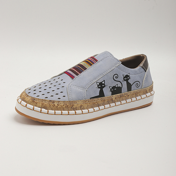 🔥LAST DAY 70% OFF - Women Comfortable Hollow Lightweight Low Top Slip On-Comfort & Reliable