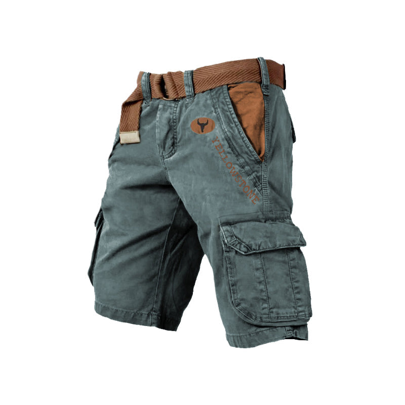 Men's multi-pocket shorts-Comfort & Reliable