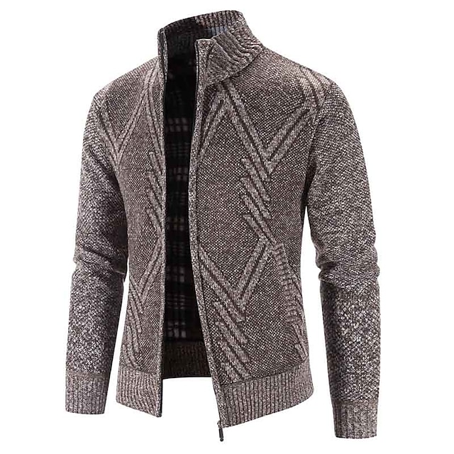Men's Vintage Stand Collar Cashmere Jacket-Comfort & Reliable