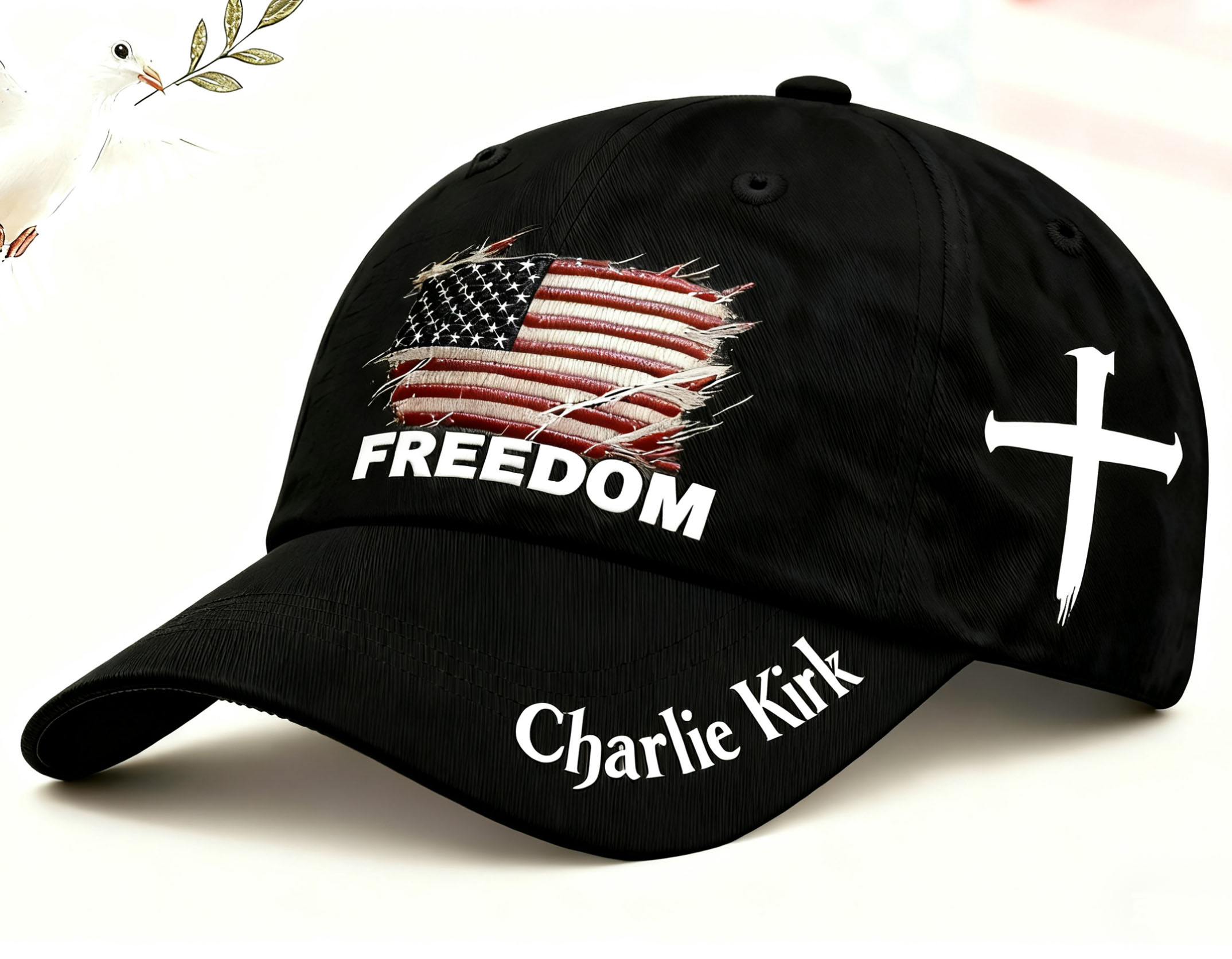 🔥LAST DAY 49% OFF - Liberty American flag print baseball cap-Comfort & Reliable