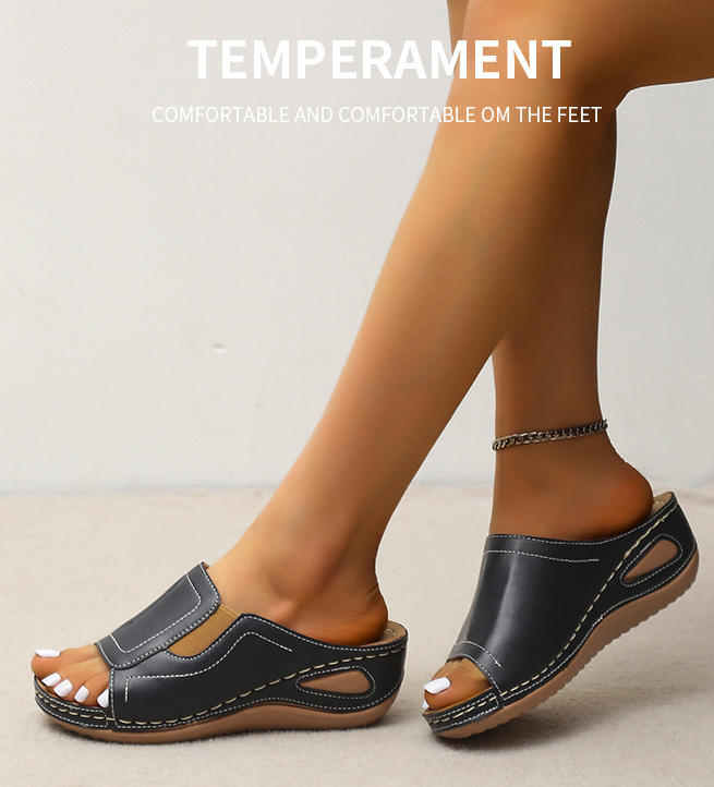 Women's Summer Casual Comfort Air Cushion Leather Sandals-Comfort & Reliable
