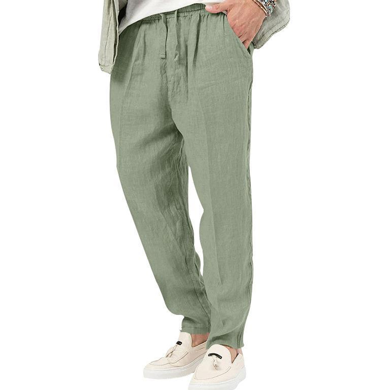 Men's Casual Everyday Cotton Linen Trousers-Comfort & Reliable