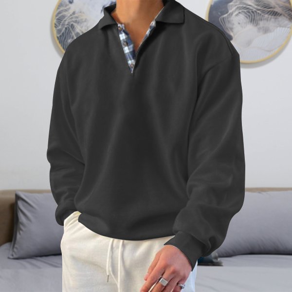 Gentleman Ocean Casual Cashmere Basic Sweater-Comfort & Reliable