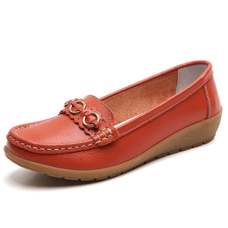 Women's Versatile Leather Lightweight Loafers