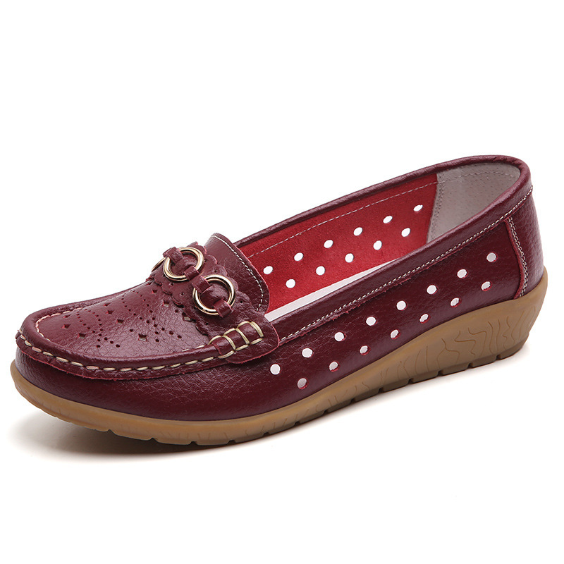 Women's Versatile Leather Lightweight Loafers