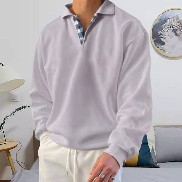 Gentleman Ocean Casual Cashmere Basic Sweater-Comfort & Reliable
