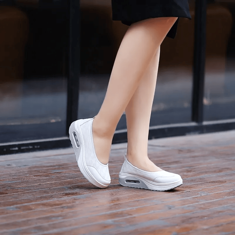 🌸🎉 Trendy Must-Have! Only a Few Left! ✨🥿💫Women's Daily Comfortable Breathable Shockproof Arch Support Orthopedic Slip-on Sneakers-Comfort & Reliable