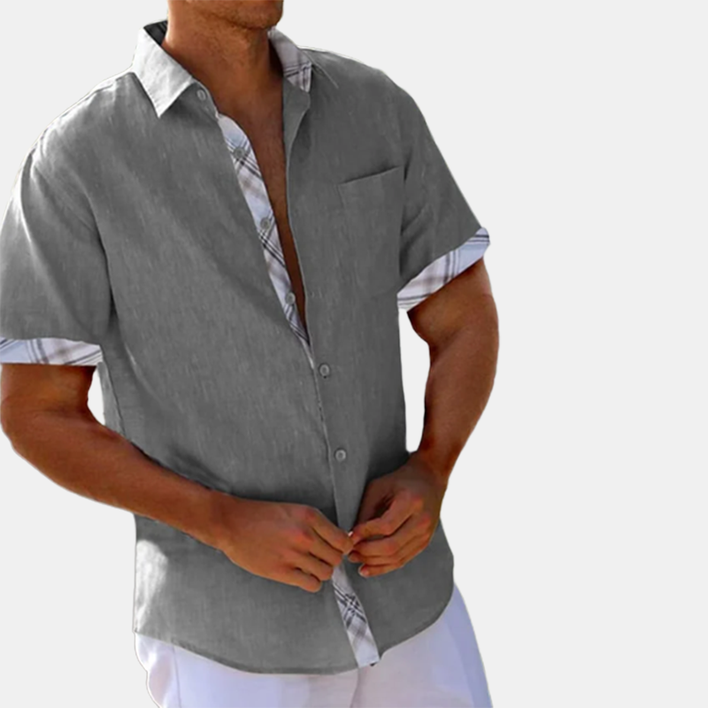 Men's Linen Shirt Summer Shirt Casual Shirt Beach Shirt-Comfort & Reliable