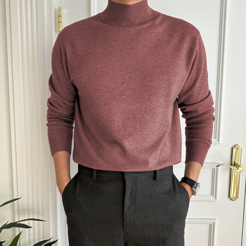 2024 Men's Cashmere Business Basic Sweater-Comfort & Reliable