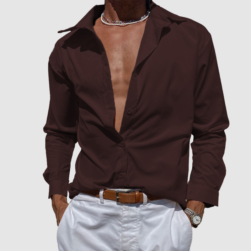 Men's exquisite long -sleeved shirt-Comfort & Reliable