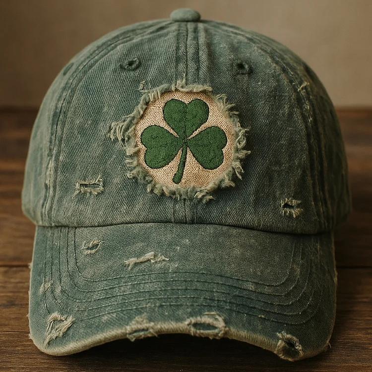 St. Patrick’s Day Vintage Shamrock Baseball Cap – A Symbol of Irish Luck & Timeless Style-Comfort & Reliable