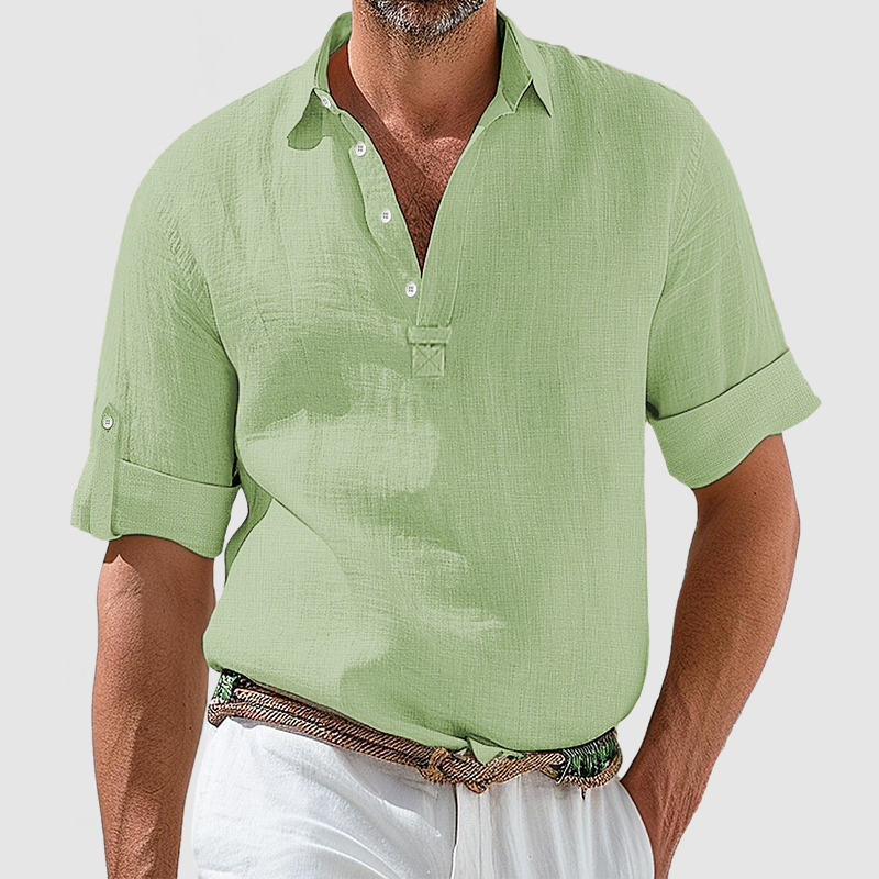 Men's Premium Everyday Cotton Linen Shirt-Comfort & Reliable