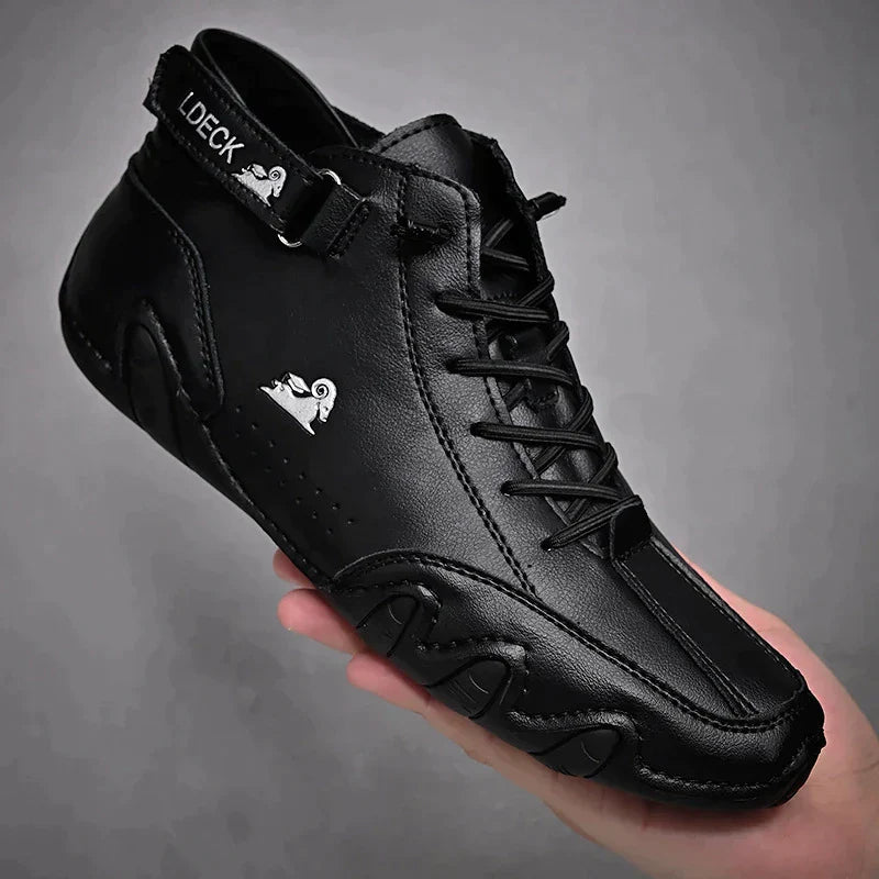 ⏰Promotion - 60% OFF🔥Barefoot Shoes Italian - Suede Velcro High Boots-Comfort & Reliable