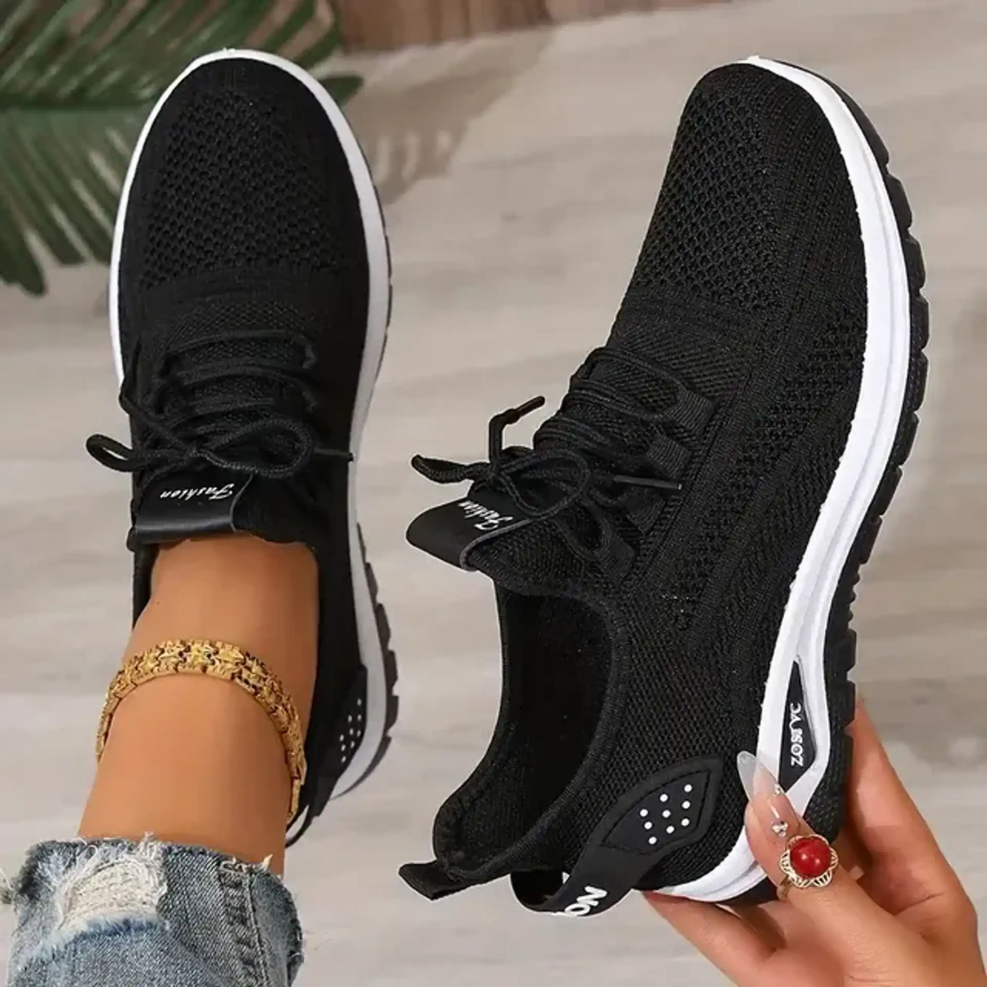 Women's Lightweight Casual Sneakers, Ultra Soft Sole-Comfort & Reliable