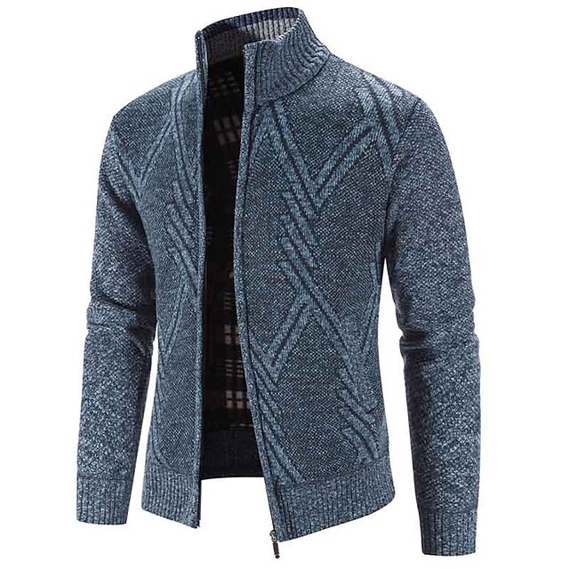 Men's Vintage Stand Collar Cashmere Jacket-Comfort & Reliable
