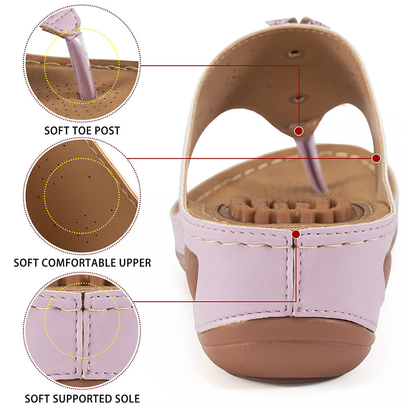 Women's Sandals Comfortable Flip Flops with Arch Support-Comfort & Reliable