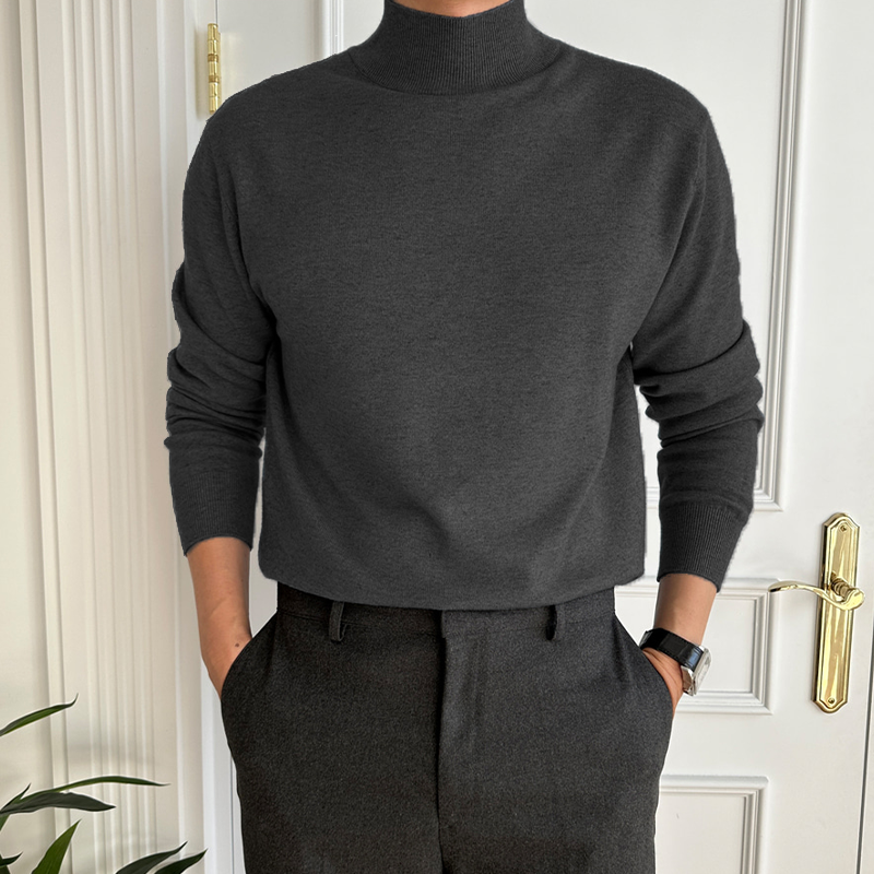 2024 Men's Cashmere Business Basic Sweater-Comfort & Reliable