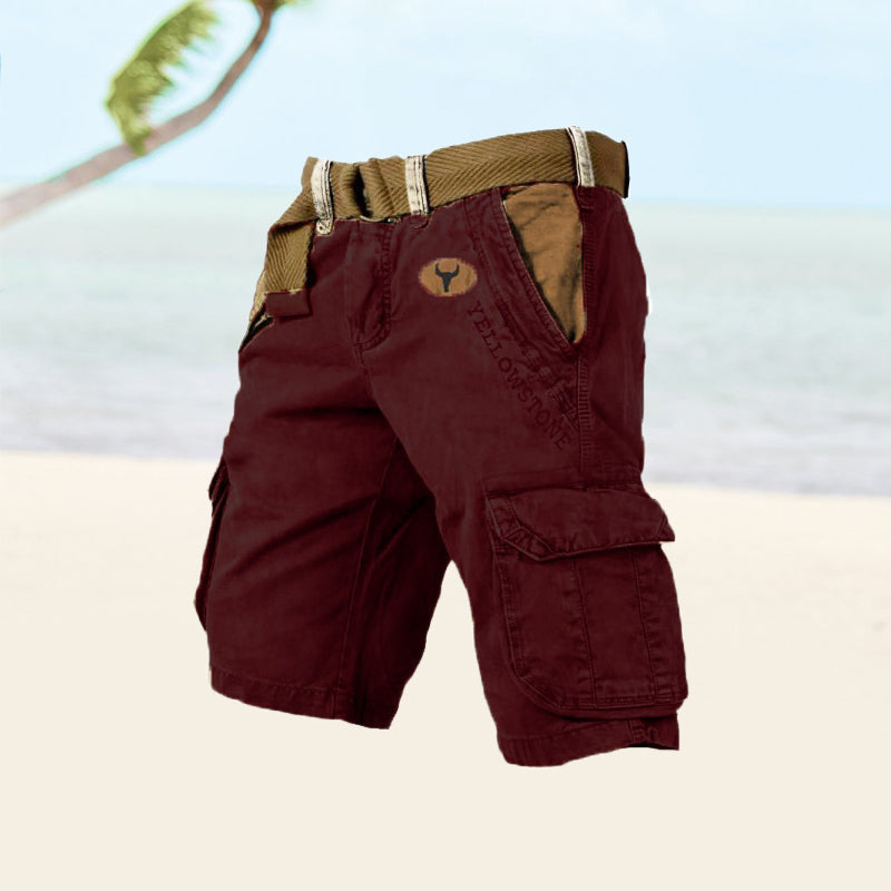 Men's multi-pocket shorts-Comfort & Reliable