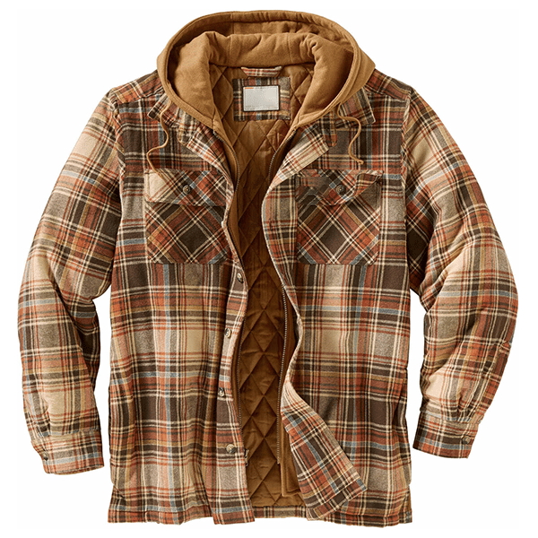 Outdoor Thick Plaid Windproof Casual Hoodie-Comfort & Reliable