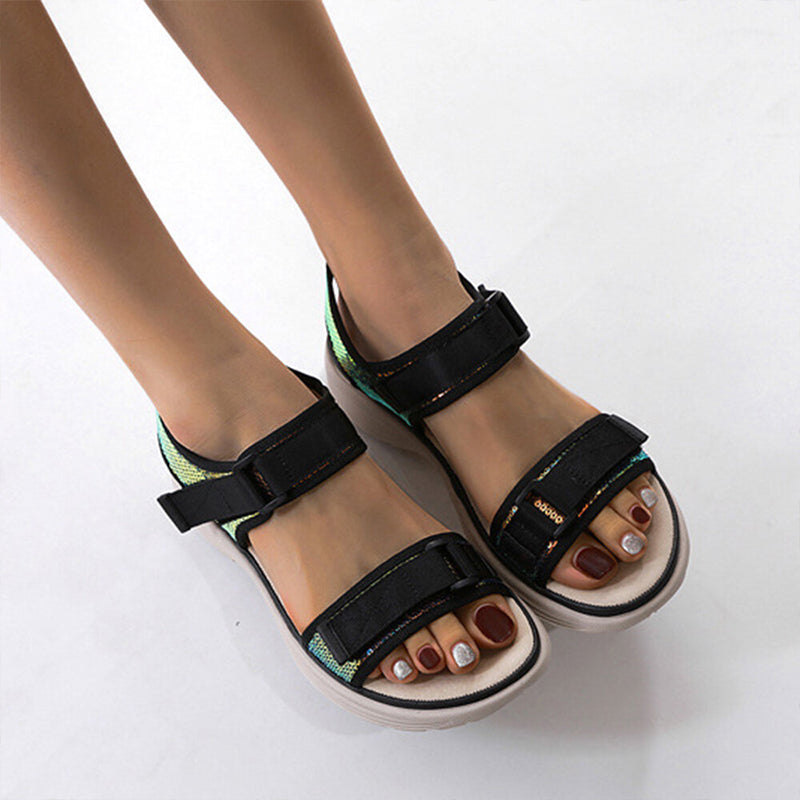 Women Opened Toe Wedges Sandals-Comfort & Reliable