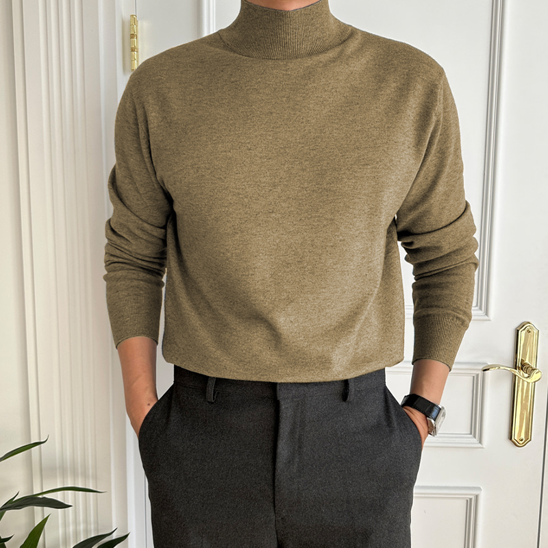 2024 Men's Cashmere Business Basic Sweater-Comfort & Reliable