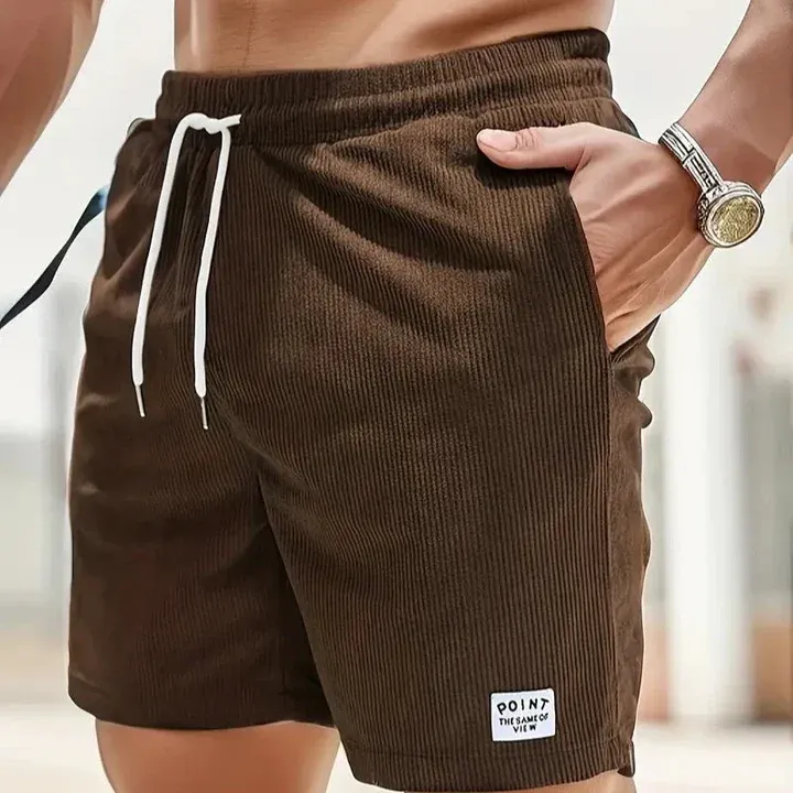 Men's corduroy shorts-Comfort & Reliable