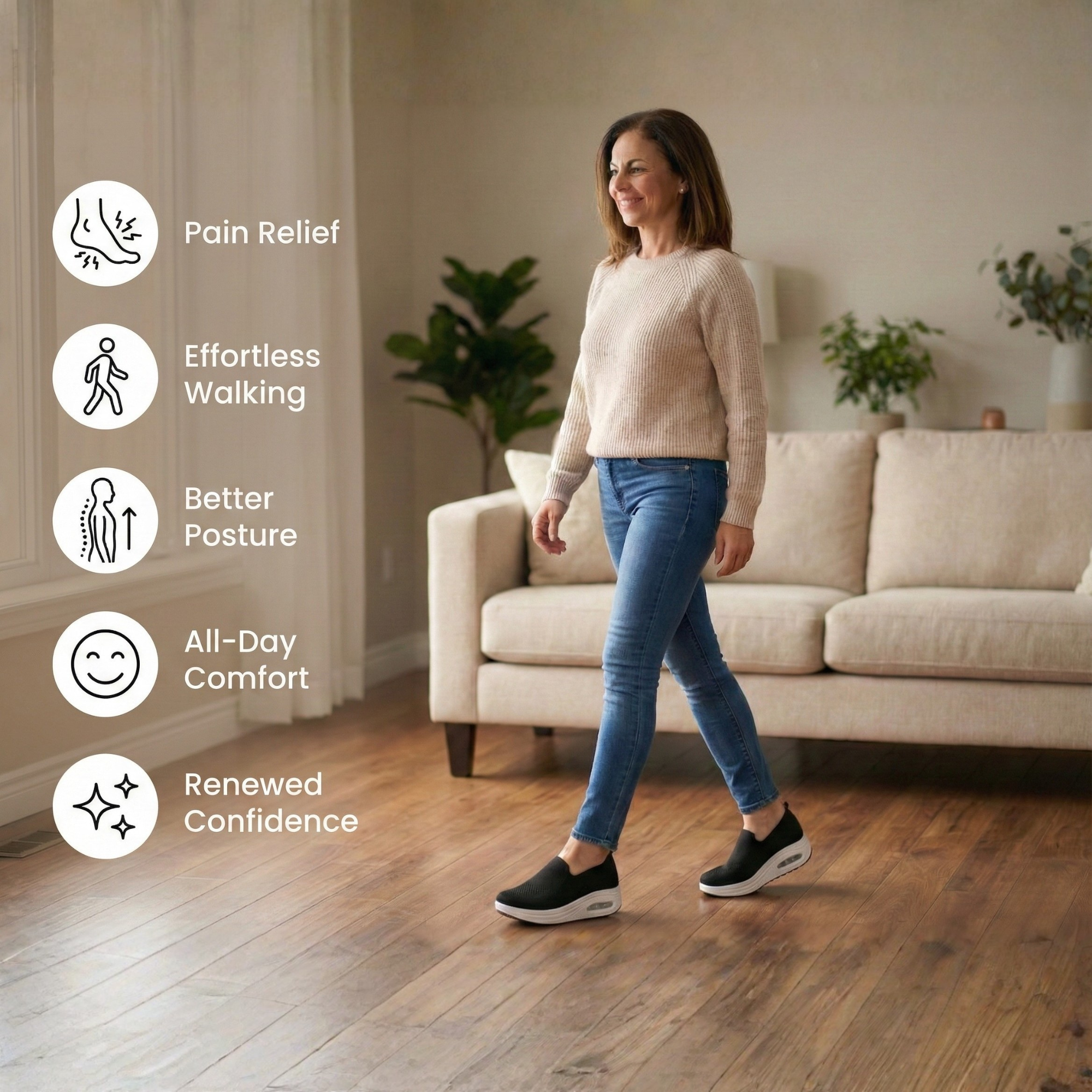 Orthopedic Sneakers, Feel Instant Relief and Lasting Comfort-Comfort & Reliable