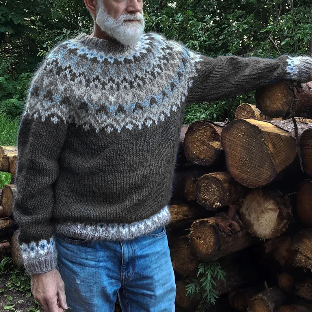 Men's Iceland Crew Neck Sweater-Comfort & Reliable
