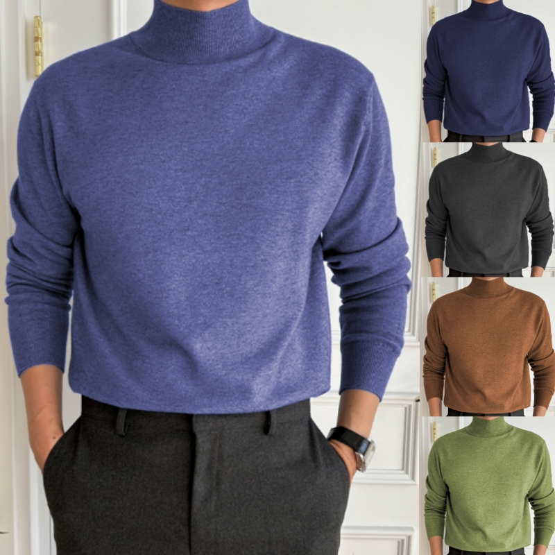 2024 Men's Cashmere Business Basic Sweater-Comfort & Reliable