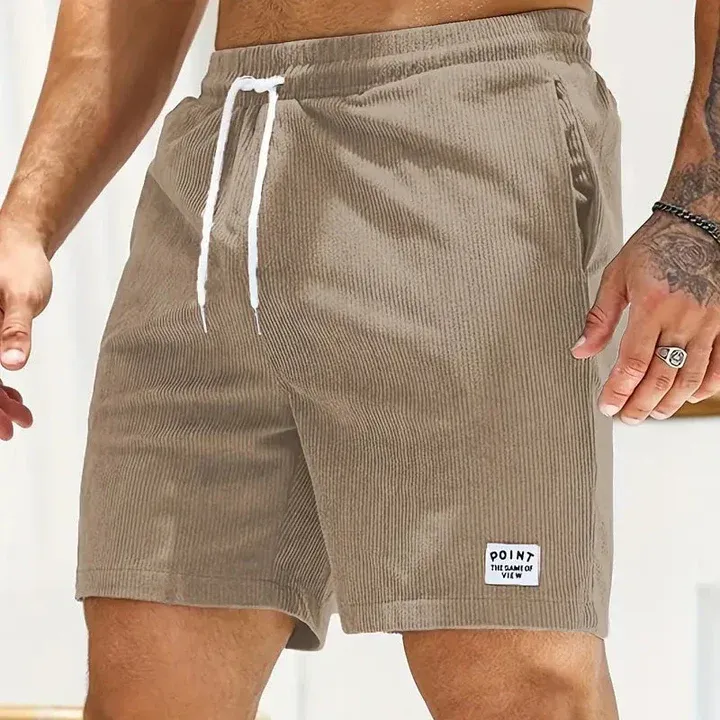 Men's corduroy shorts-Comfort & Reliable