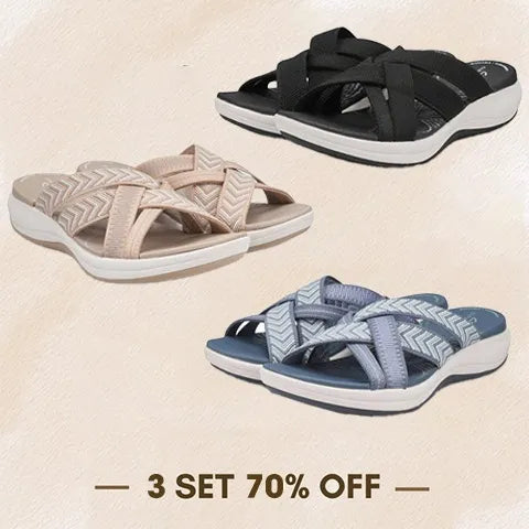 👍Last Day Promotion 70% OFF –2025 🌹 Orthopedic Sport Slide Sandals-Comfort & Reliable
