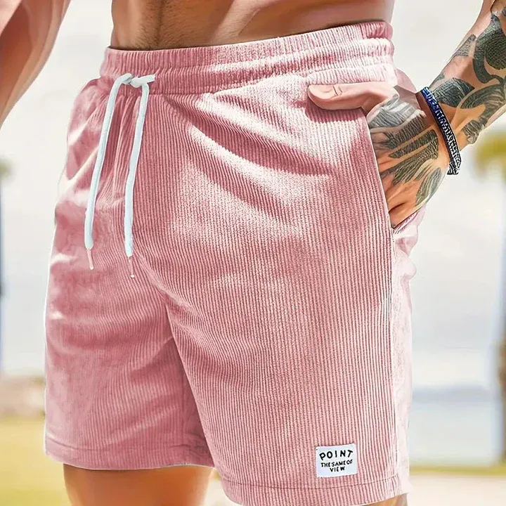 Men's corduroy shorts-Comfort & Reliable