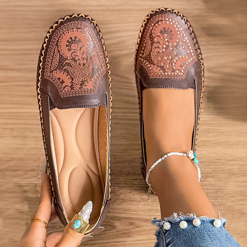🔥Best Seller 60% OFF🔥Women's Leather Moccasins( Buy 2 Free Shipping )-Comfort & Reliable