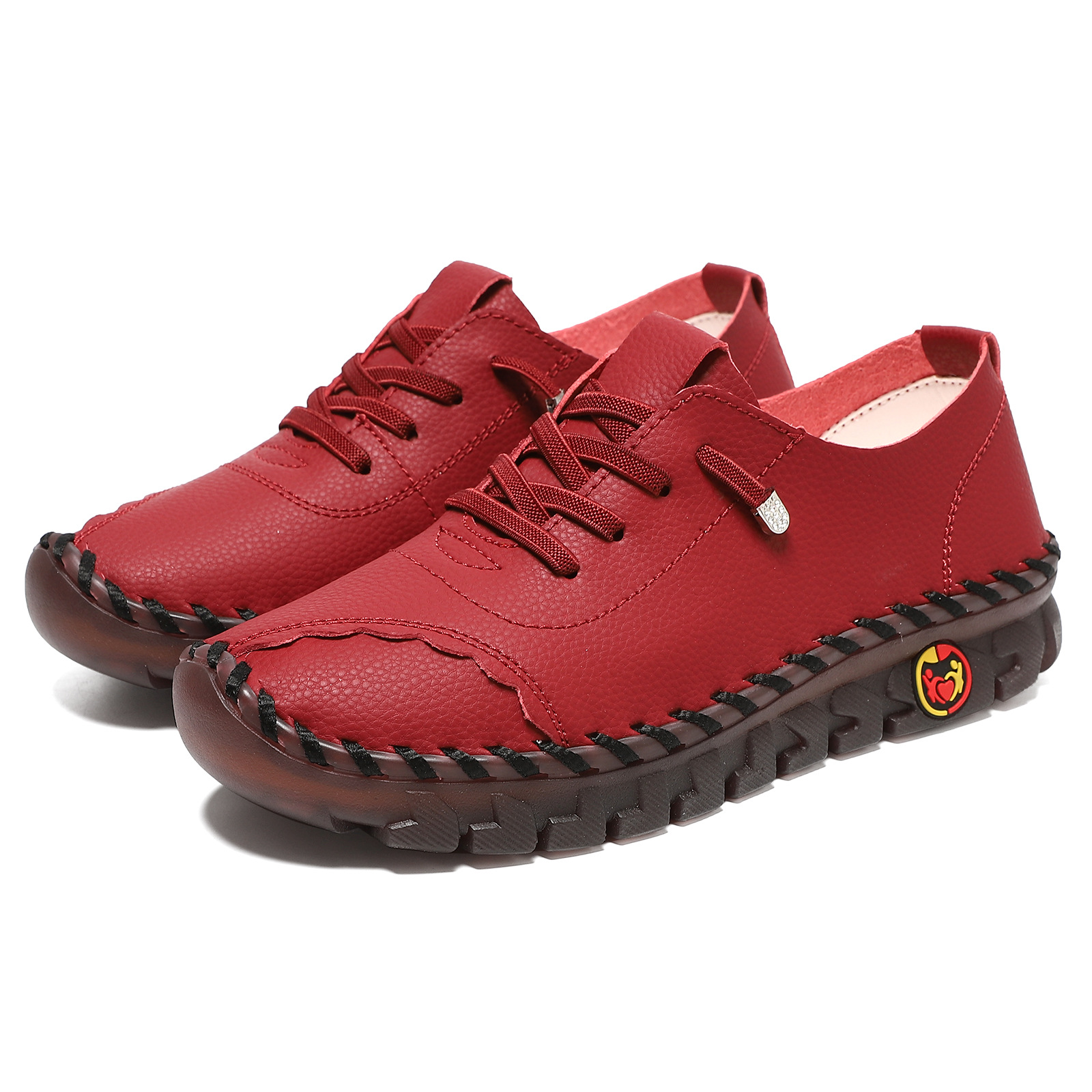 🔥Last Day Sale 70% OFF🔥Women's Hand-Stitched Uniqcomfy Wide Toe Box Leather Shoes-Comfort & Reliable