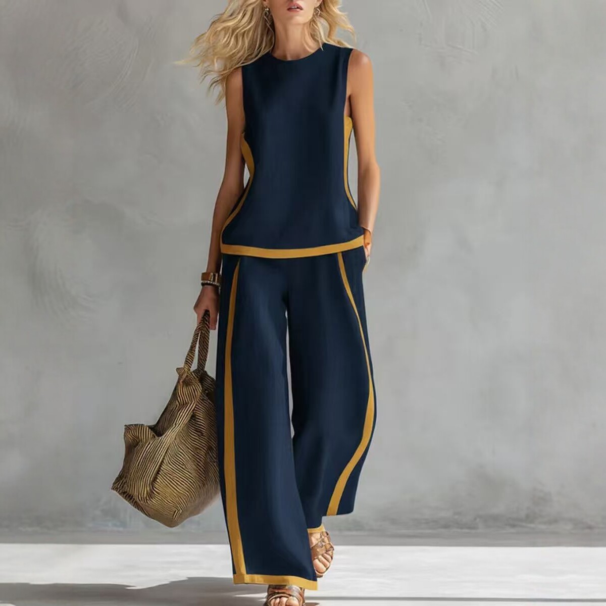 Summer casual fashion two-piece set