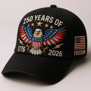 Eagle & Liberty – United States 250th Anniversary Hat-Comfort & Reliable