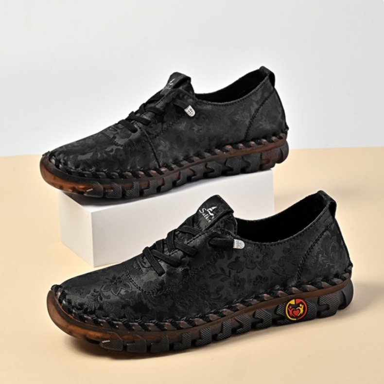 🔥Last Day Sale 70% OFF🔥Women's Hand-Stitched Uniqcomfy Wide Toe Box Leather Shoes-Comfort & Reliable