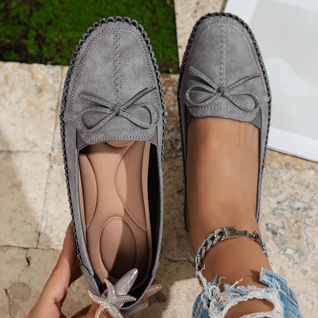 🔥Best-1 Seller 2026🔥 Orthopedic leather shoes, Lightweight, Anti-Slip, Breathable for Women-Comfort & Reliable